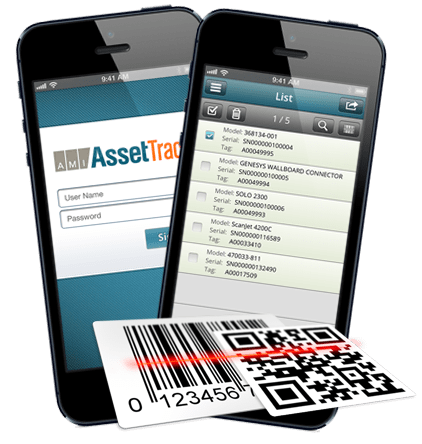 AssetTrack for the iOS phone