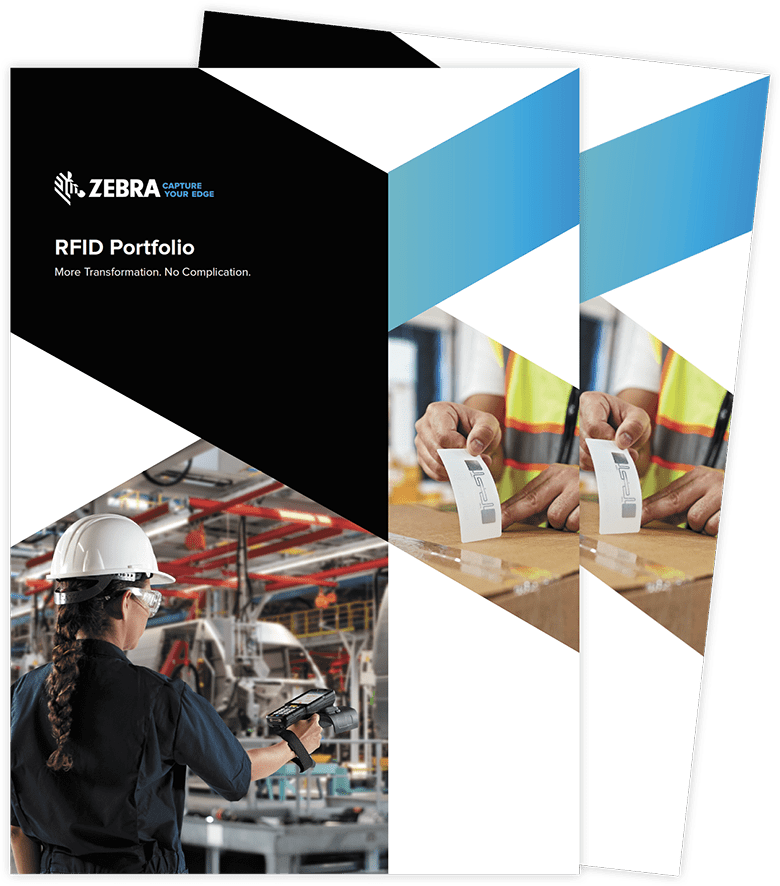 Zebra RFID Portfolio Brochure cover image